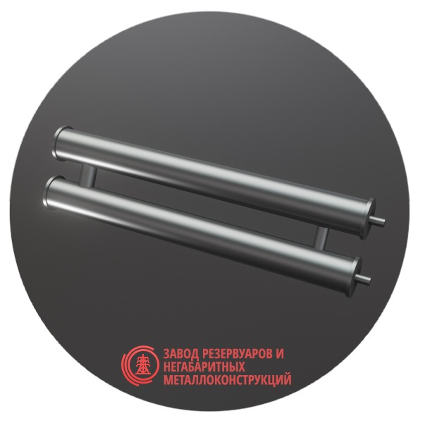 Регистры отопления двухрядные РСП-2x133x4.0-5000 мм