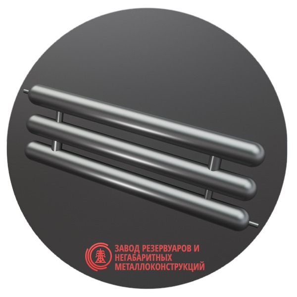 Регистры отопления трехрядные РСЭ-3x114x4.0-11000 мм