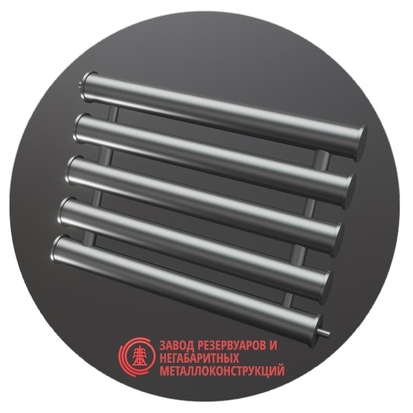Регистры отопления пятирядные РСП-5x114x4.0-11000 мм
