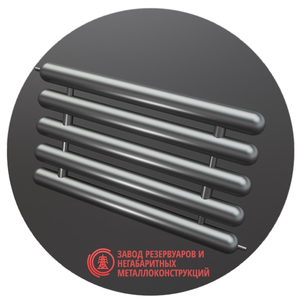 Регистры отопления пятирядные РСЭ-5x89x3.0-1000 мм