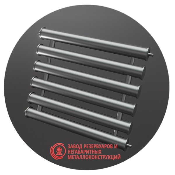 Регистры отопления шестирядные РСП-6x114x4.0-2000 мм