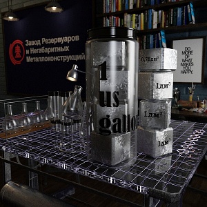 Перевод жидкостных галлонов (США) в кубические дециметры